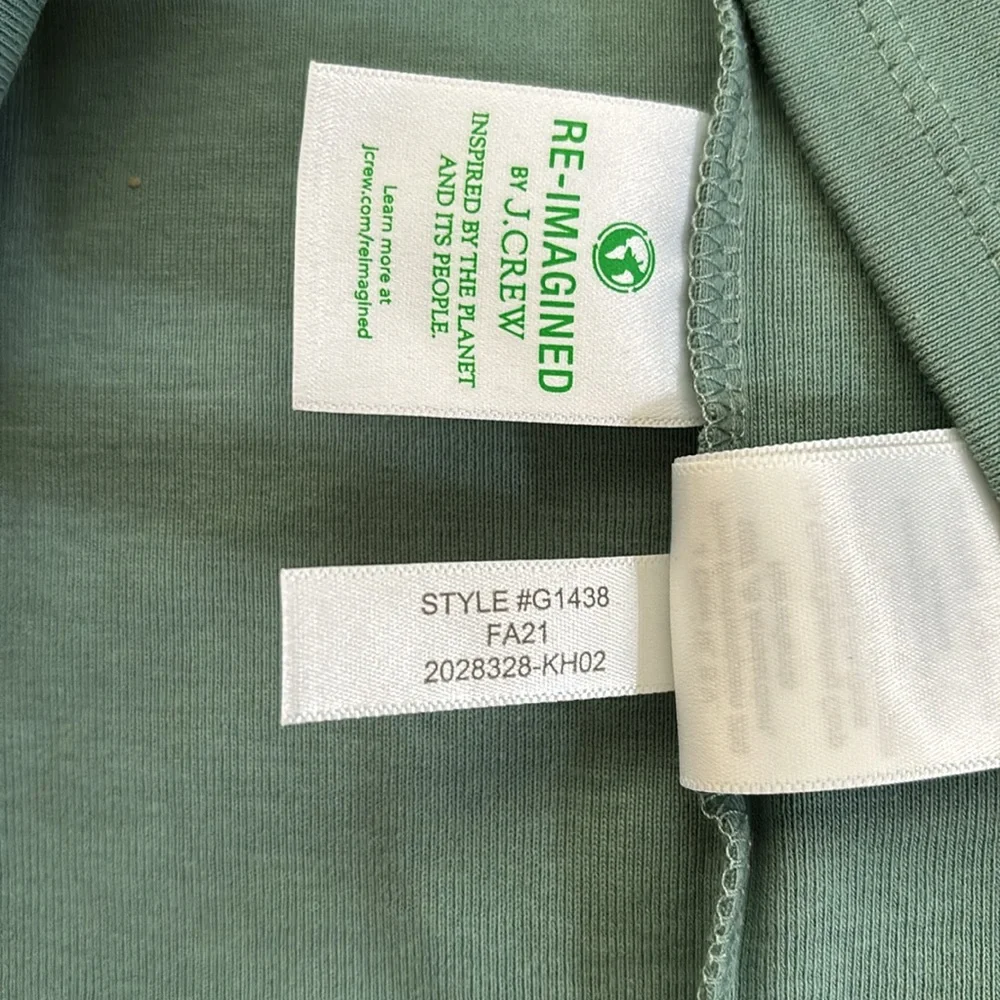 J.Crew Slim perfect T-shirt Green Small - Picture 9 of 9